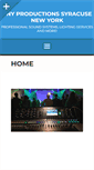 Mobile Screenshot of cnyproductions.com